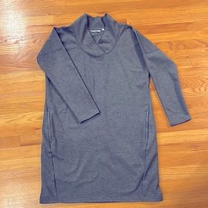 Athleta Grey dress, fleece lined - Size XL